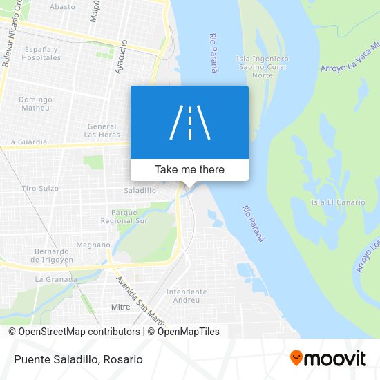 Mapa de Puente Saladillo