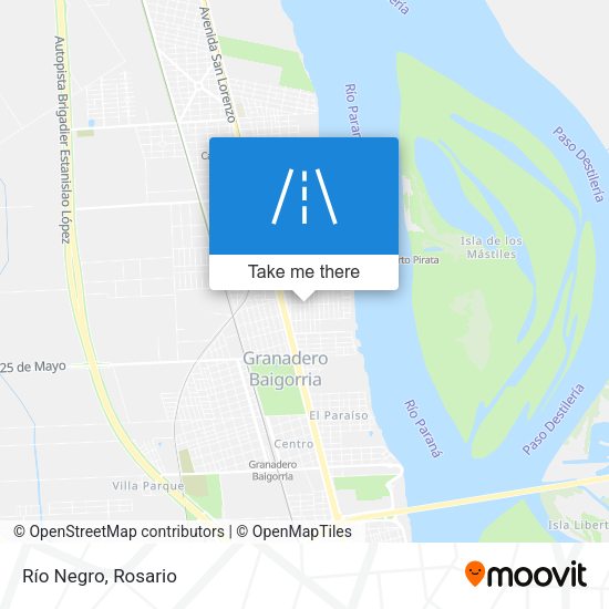 Mapa de Río Negro