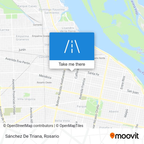Mapa de Sánchez De Triana