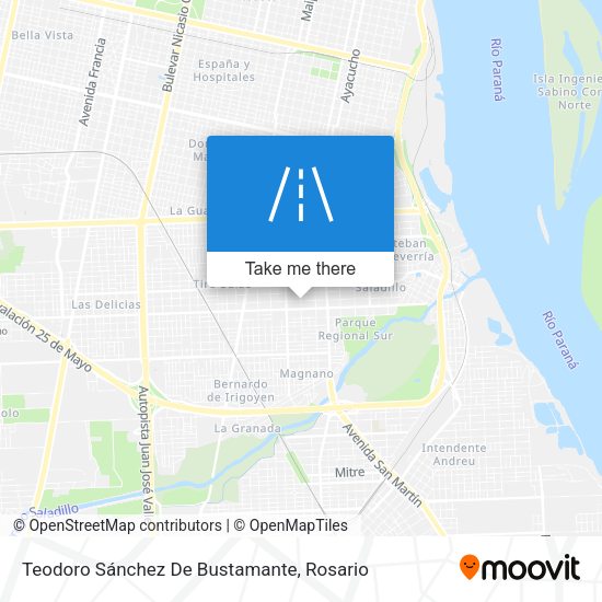 Teodoro Sánchez De Bustamante map