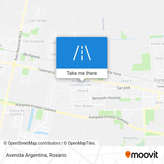 Avenida Argentina map