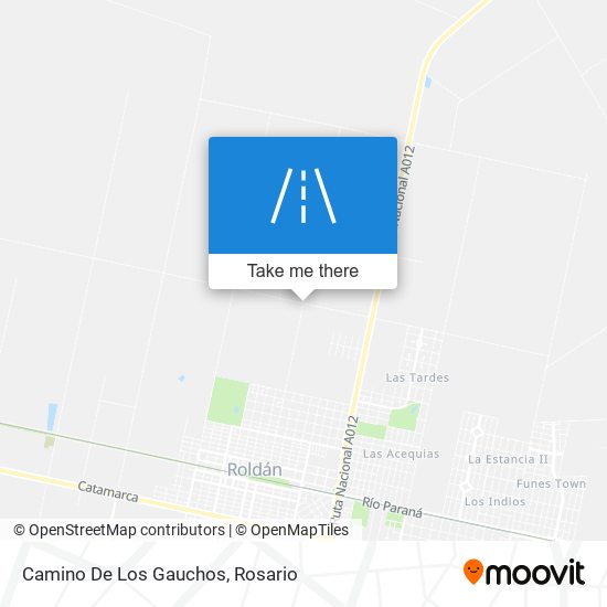 Camino De Los Gauchos map