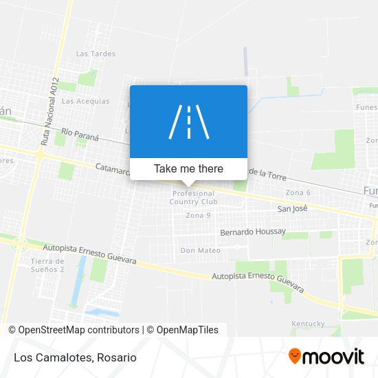 Mapa de Los Camalotes