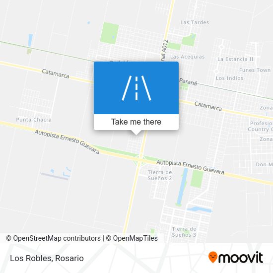 Mapa de Los Robles