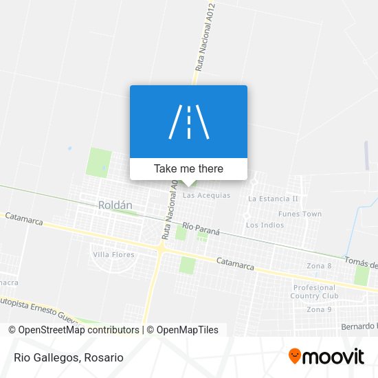 Mapa de Rio Gallegos