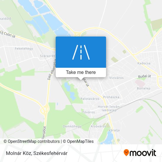 Molnár Köz map