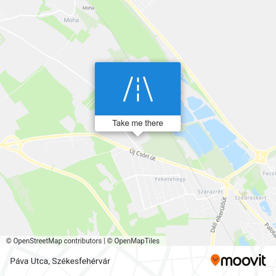 Páva Utca map