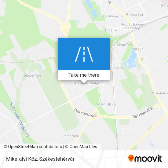 Mikefalvi Köz map
