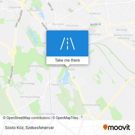 Sóstó Köz map