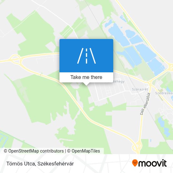 Tömös Utca map