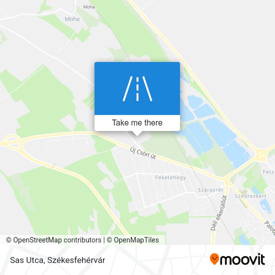 Sas Utca map