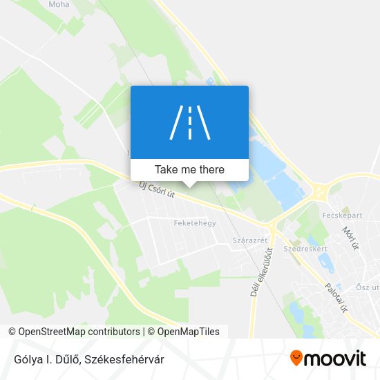 Gólya I. Dűlő map