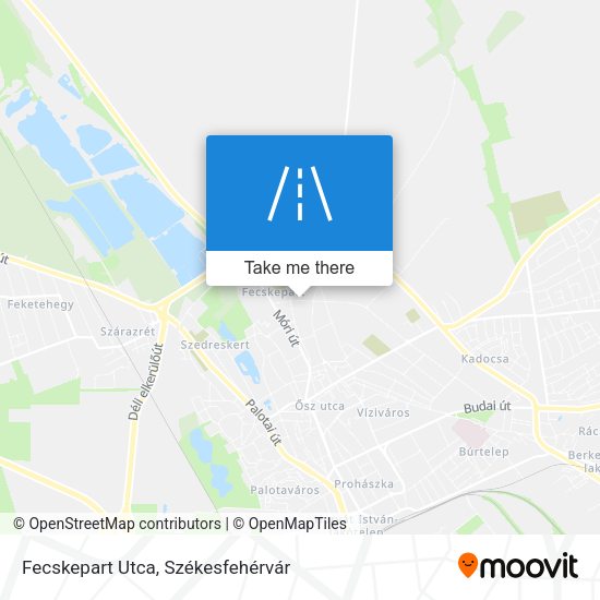 Fecskepart Utca map