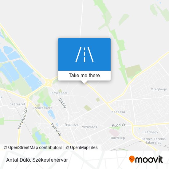 Antal Dűlő map