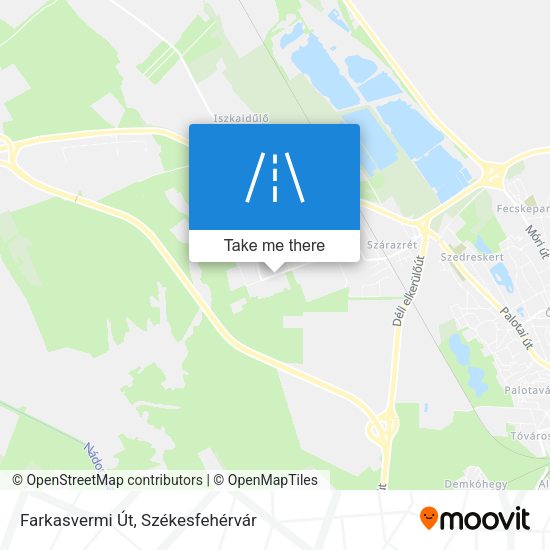 Farkasvermi Út map