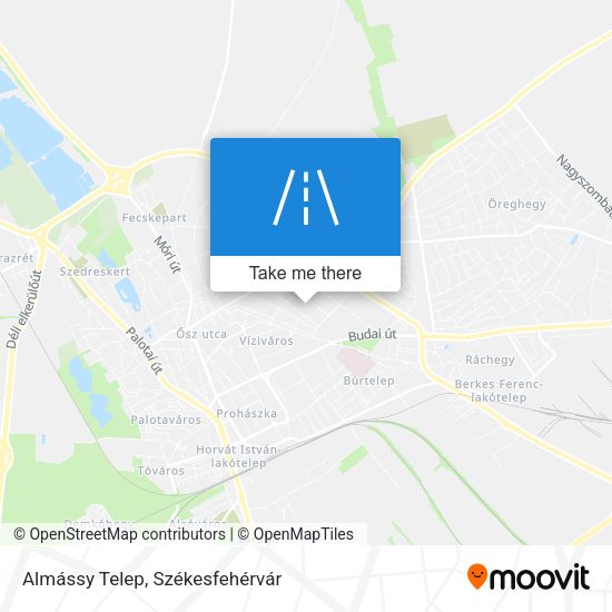 Almássy Telep map