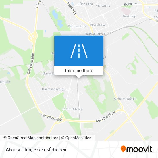 Alvinci Utca map