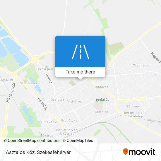 Asztalos Köz map