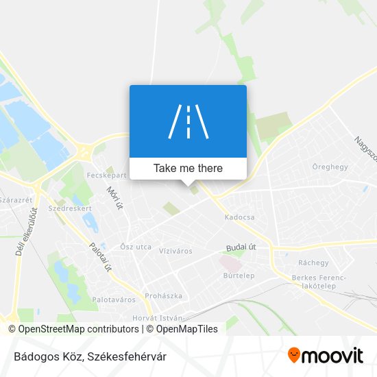 Bádogos Köz map