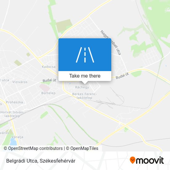 Belgrádi Utca map