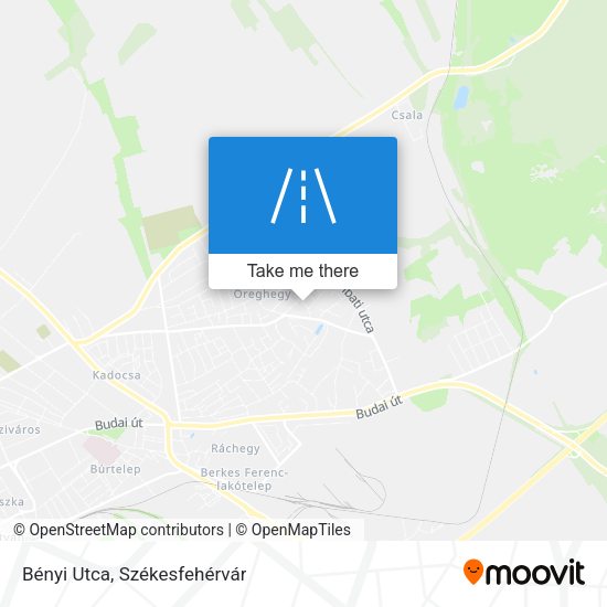Bényi Utca map
