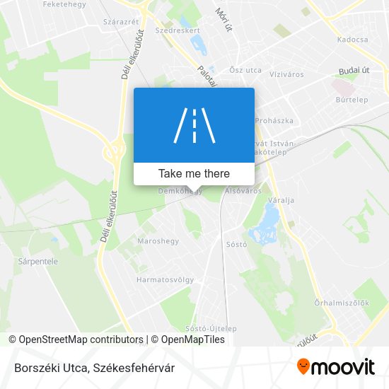 Borszéki Utca map