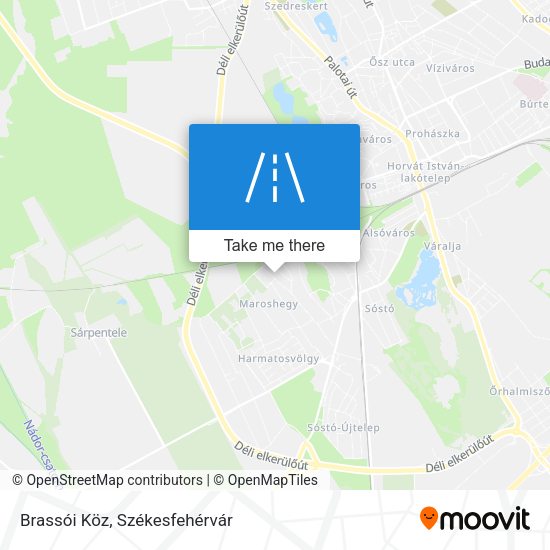 Brassói Köz map