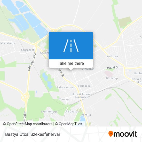 Bástya Utca map