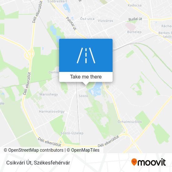 Csikvári Út map