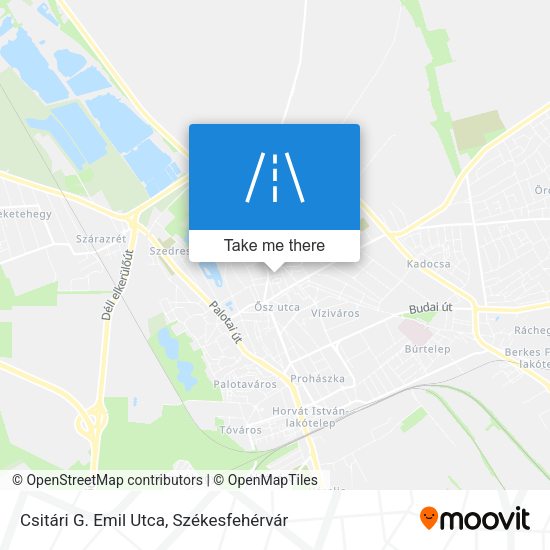 Csitári G. Emil Utca map