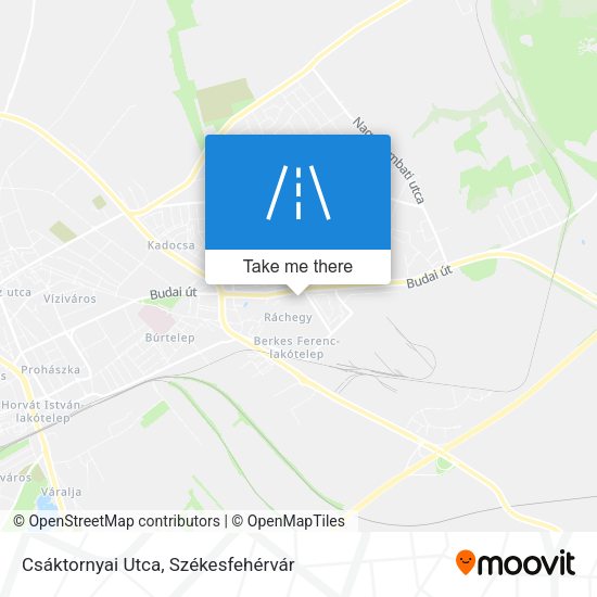 Csáktornyai Utca map