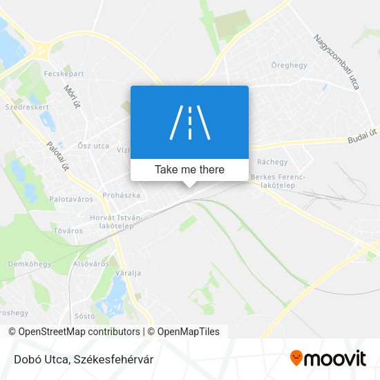 Dobó Utca map