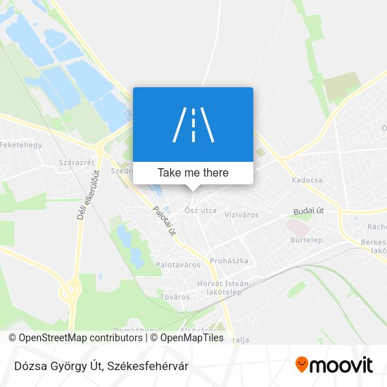 Dózsa György Út map