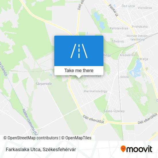 Farkaslaka Utca map