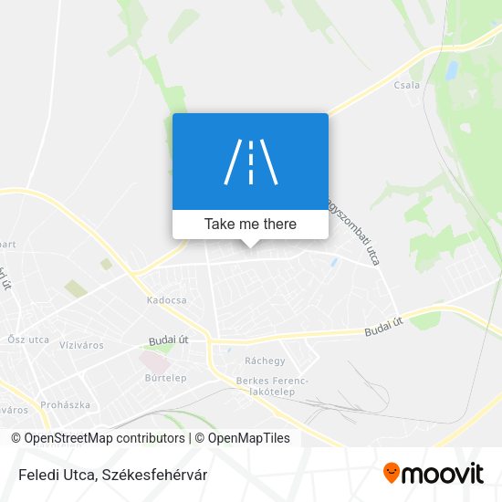 Feledi Utca map
