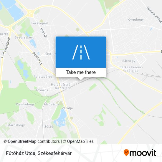 Fűtőház Utca map