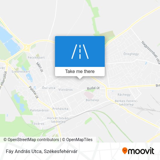 Fáy András Utca map