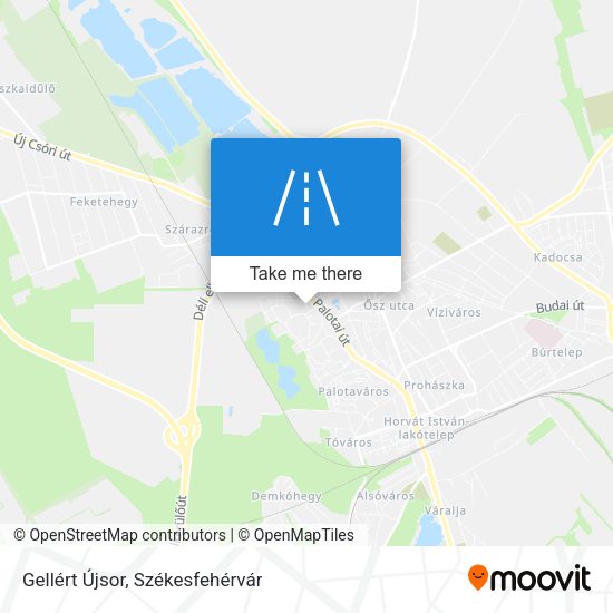 Gellért Újsor map