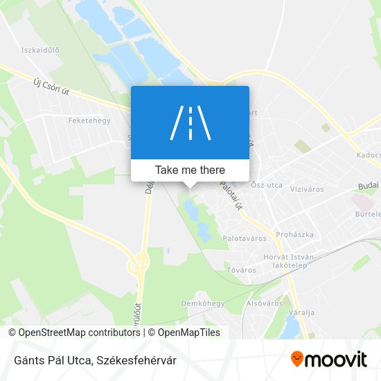 Gánts Pál Utca map