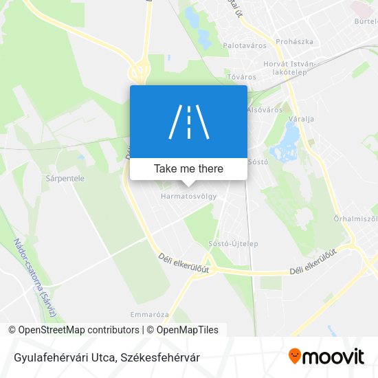 Gyulafehérvári Utca map