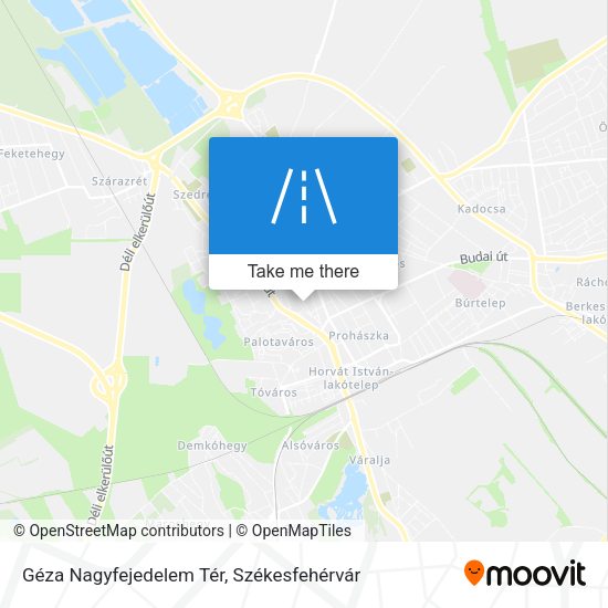 Géza Nagyfejedelem Tér map