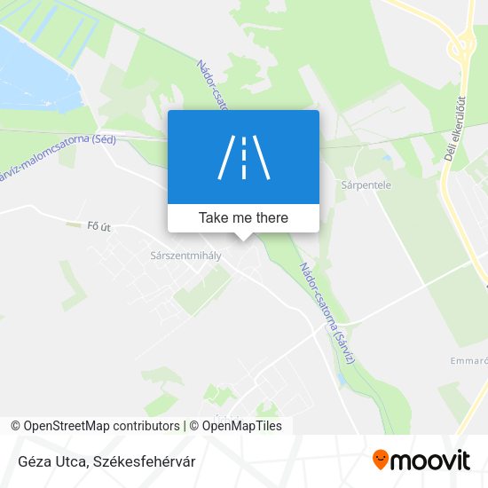 Géza Utca map