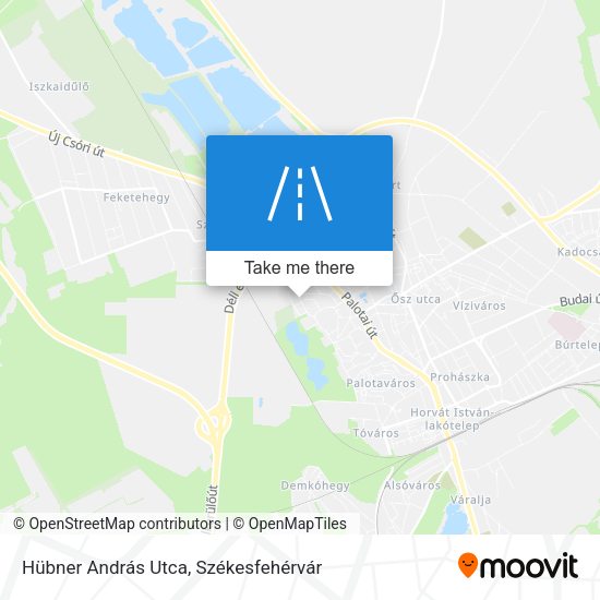 Hübner András Utca map