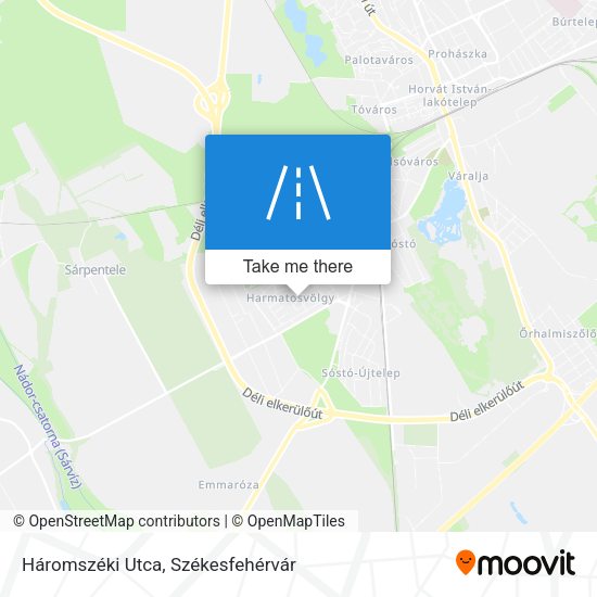 Háromszéki Utca map