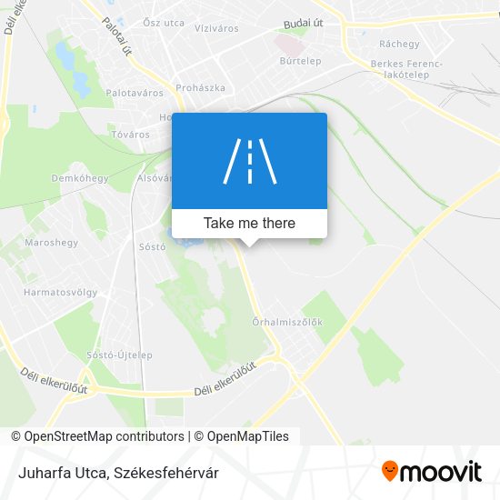 Juharfa Utca map