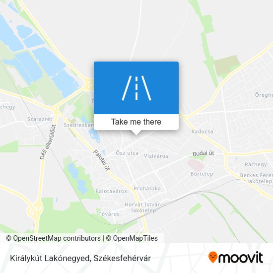Királykút Lakónegyed map