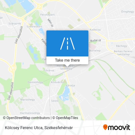 Kölcsey Ferenc Utca map