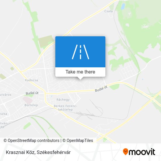 Krasznai Köz map