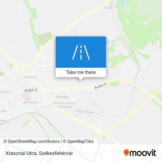 Krasznai Utca map