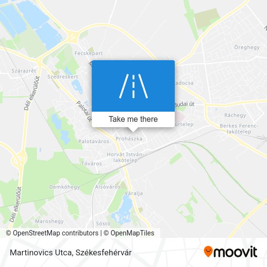 Martinovics Utca map